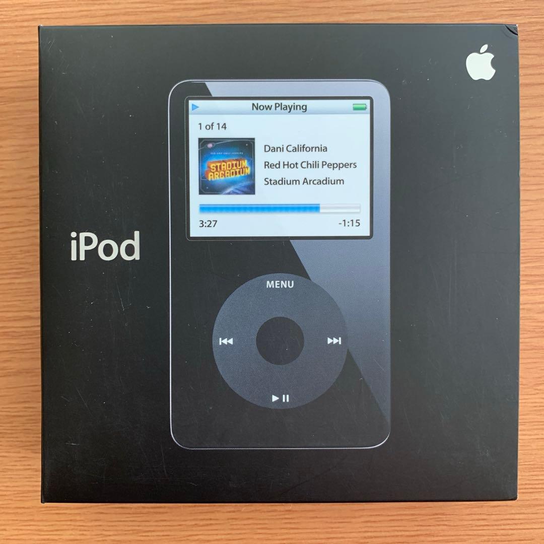 【動作確認済・初期化済】iPod Classic 30GB BLACK 箱付き