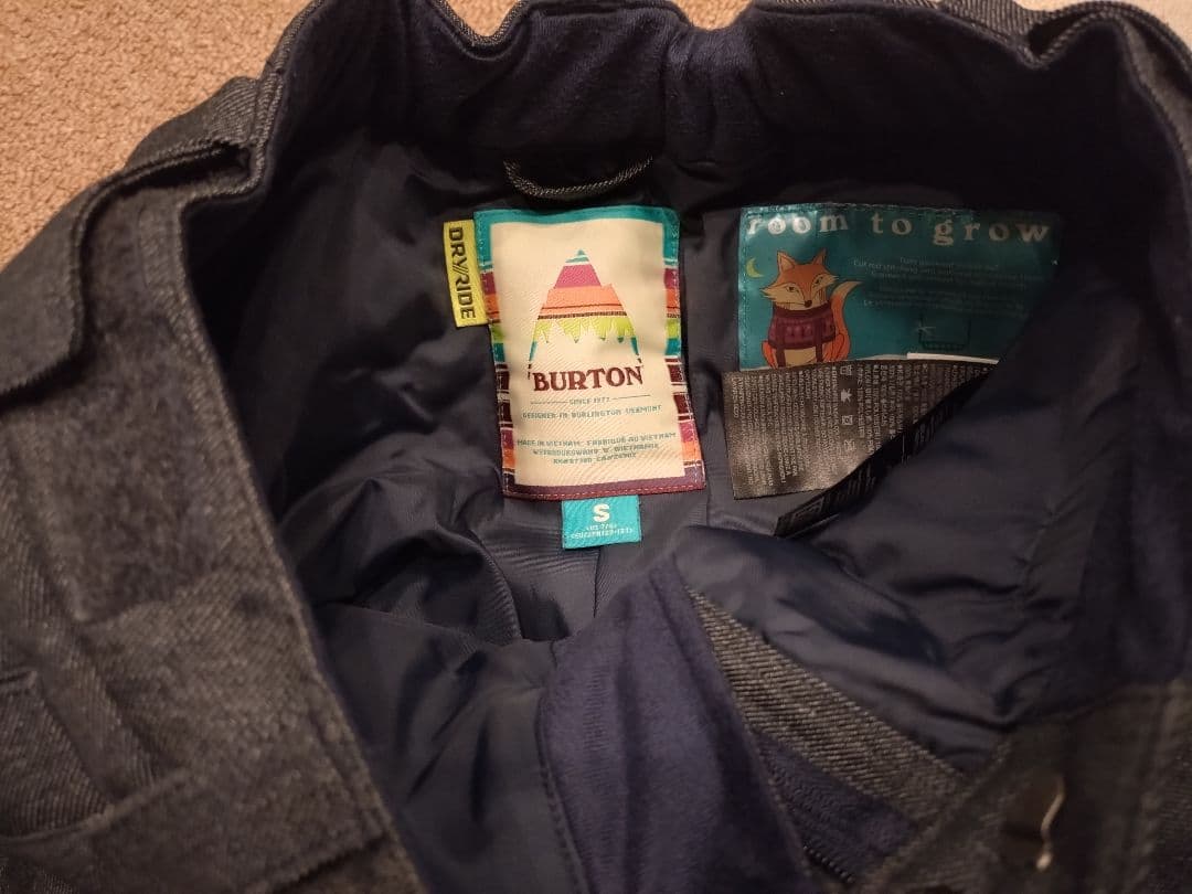 BURTON バートン　キッズウェア　上下セット　Sサイズ