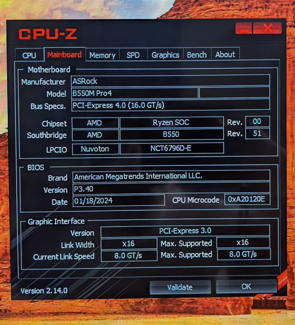 ASRock B550M PRO4 マザーボード メモリー16GB付