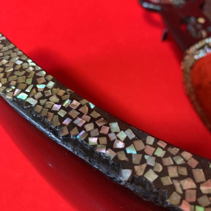 馬具　鎧　馬術　床の間　馬好き　骨董品　博物館　美術館　螺鈿細工　貝細工馬の鞍