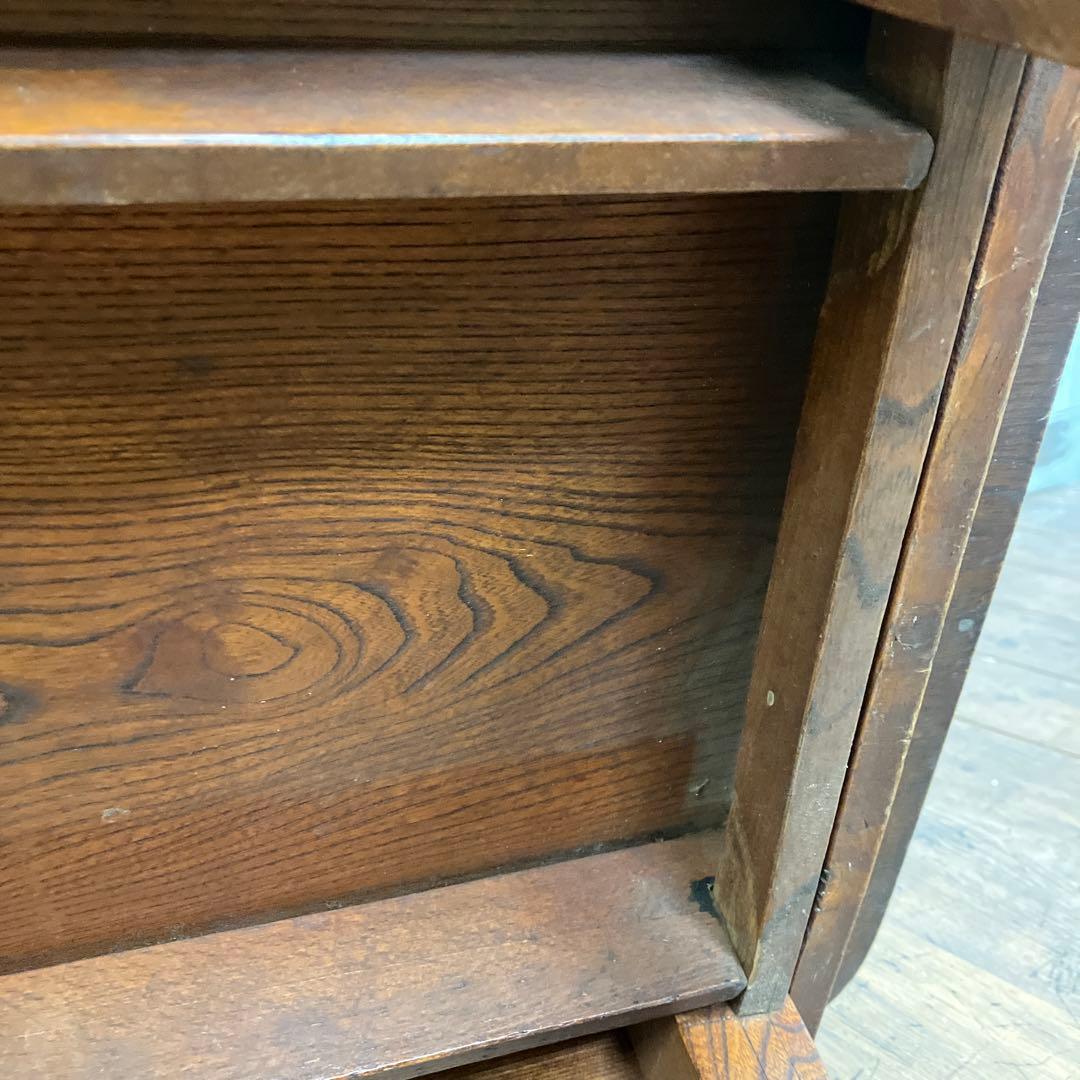 B-2 昭和レトロ 木製 折りたたみ式 座卓 ちゃぶ台 古材 古道具 文机