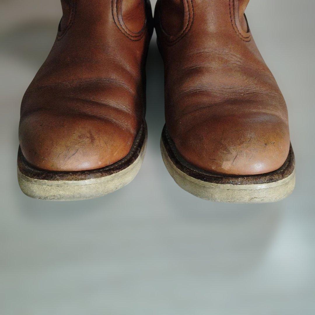 や*そ様 US10Ｂ 28㌢　犬タグ　RED WING ペコスブーツ　茶