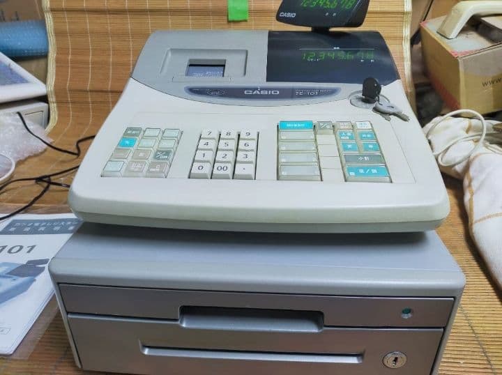 カシオレジスター　TE-101　フル設定無料　長期使用可能　660117