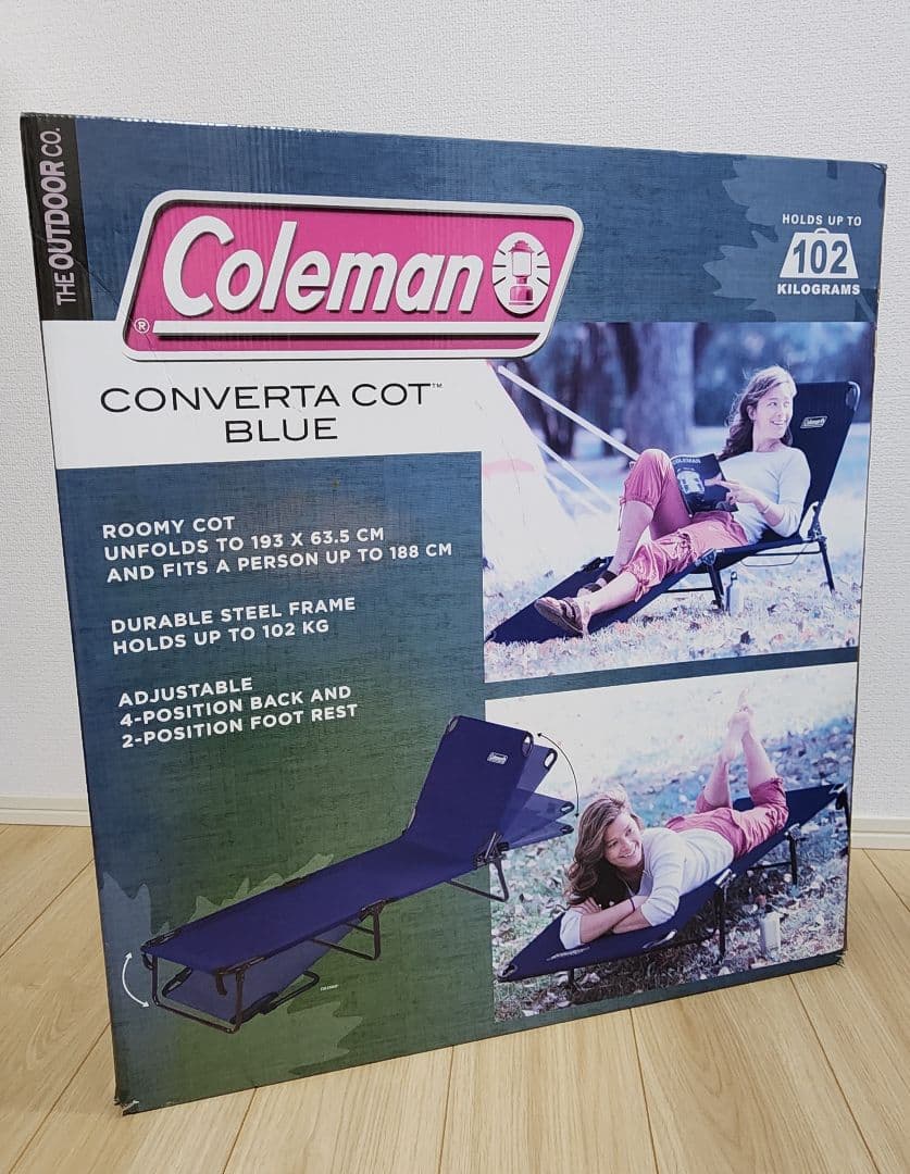 Coleman Converta Cot　コールマン　コンバータコット　ブルー