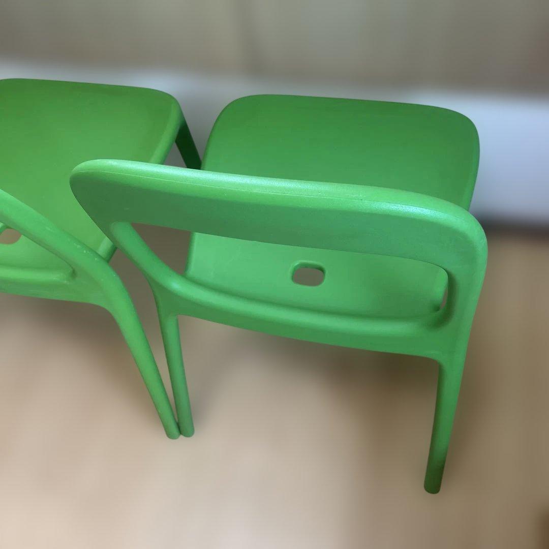 廃盤　希少　IKEA URBAN ウルバン　グリーン2脚セット