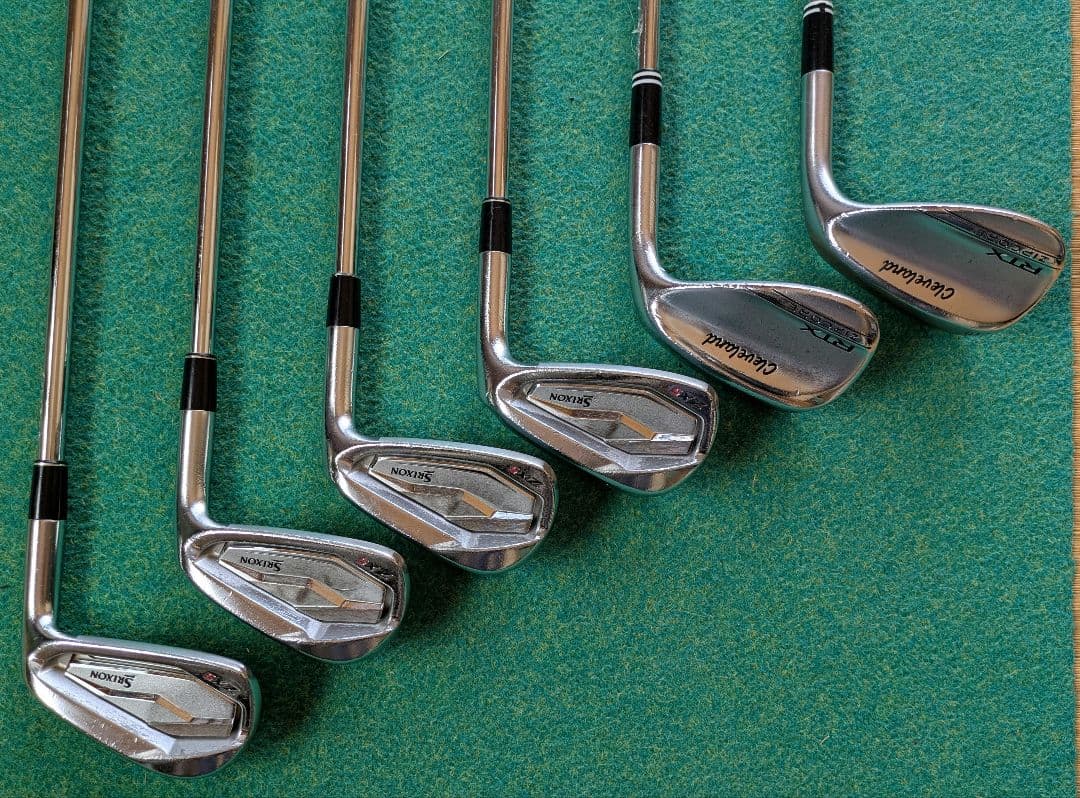 SRIXON ZX5, Cleveland RTX, アイアン６本セット