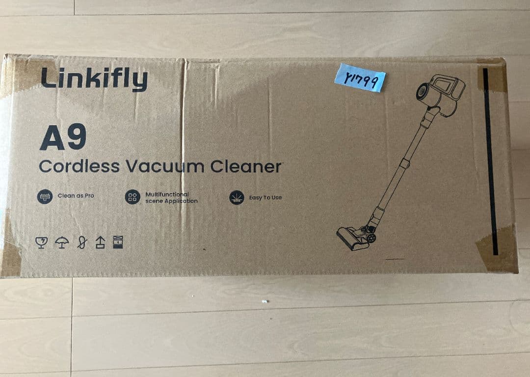 掃除機 コードレス 水拭き Linkifly A9 コードレス掃除機 強力吸引