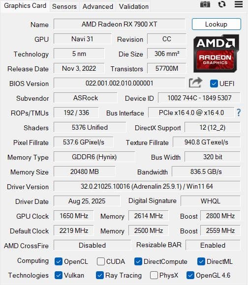グラフィックボード・グラボ・ビデオカード ASRock Taichi Radeon RX 7900 XT 20GB