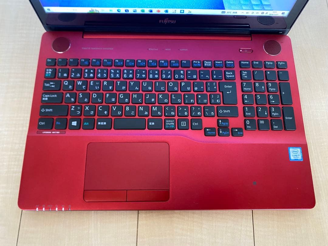 富士通 LIFEBOOK AH77/B1 ガーネットレッド Core i7