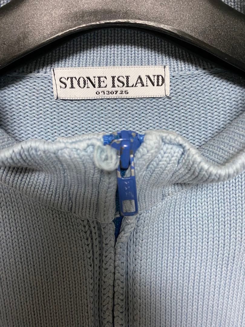 トップス STONE  90s DS KNIT BLUE