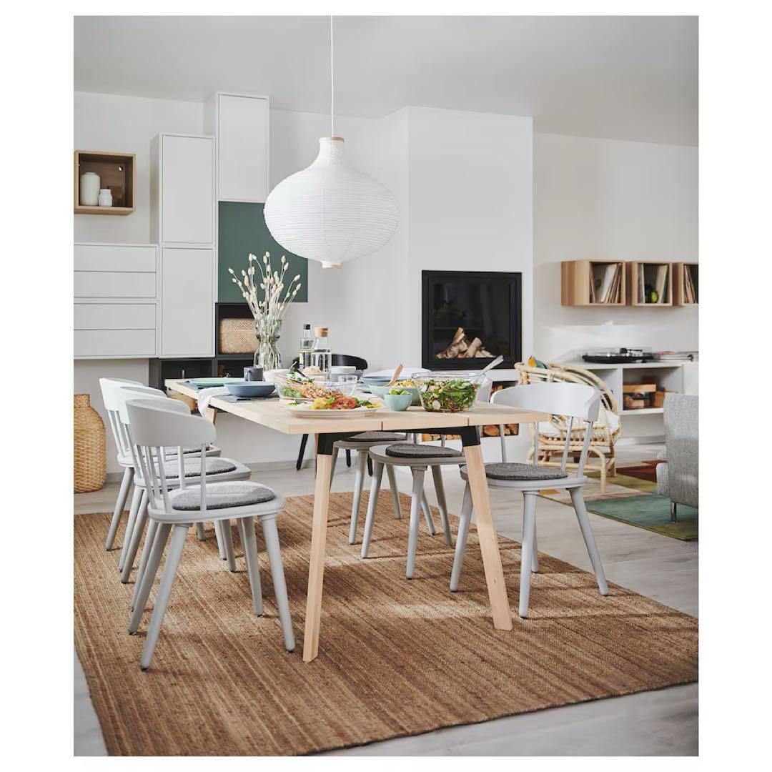 LOHALS ラグ 平織り 200x300 cmナチュラル　IKEA ジュート