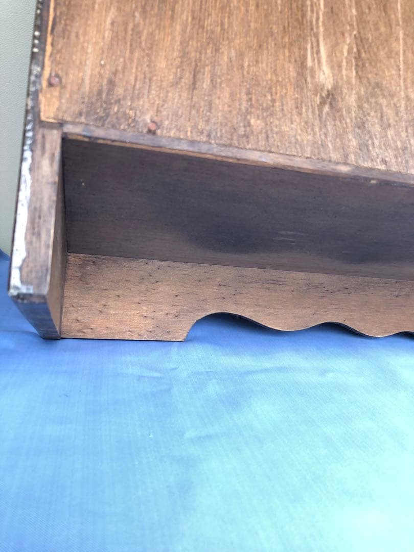 リビングボード　レトロ キャビネット　ガラス戸 アンティーク家具