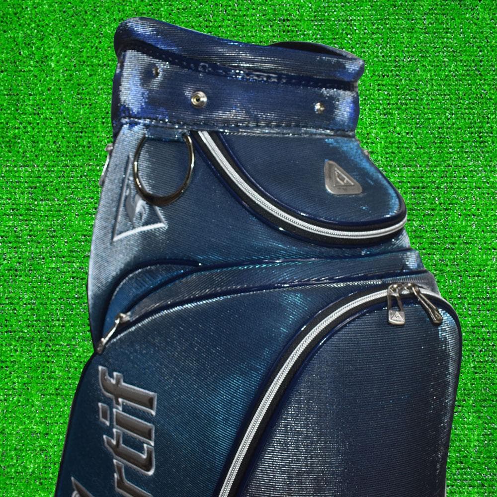 ルコックスポルティフ ゴルフ キャディバッグ ９型【ブルーラメ】美品！