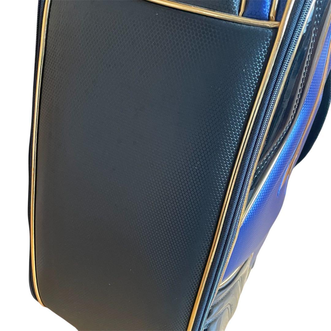 mizuno ミズノ ゴルフ キャディバッグ 9.5型【ブラック×ネイビー】