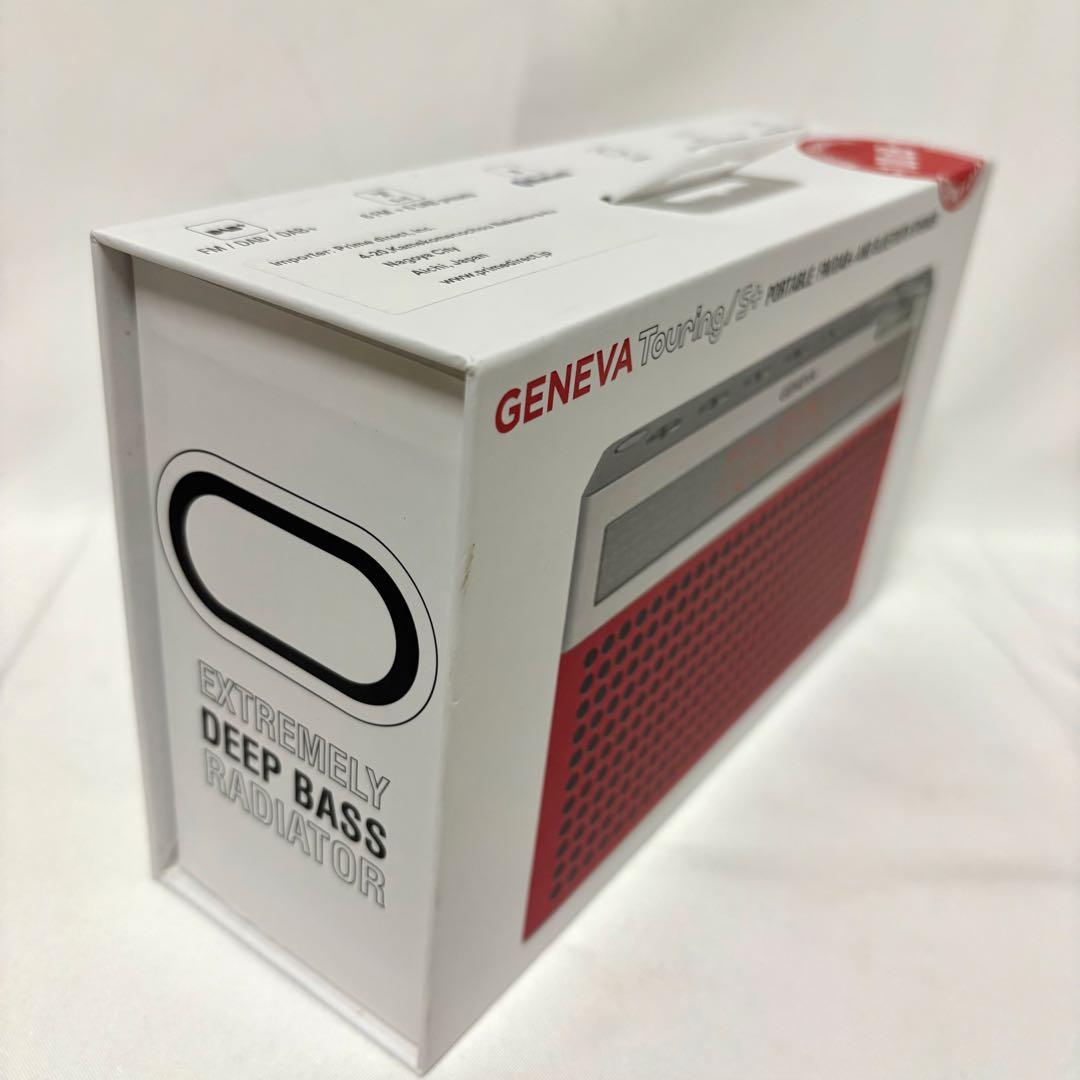 美品 GENEVA Touring S+ レッド Bluetooth スピーカー