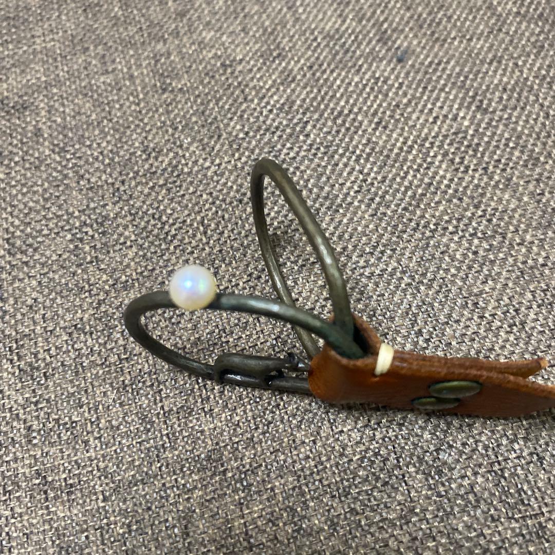 minä perhonen ミナペルホネン　ブラウンレザーベルト