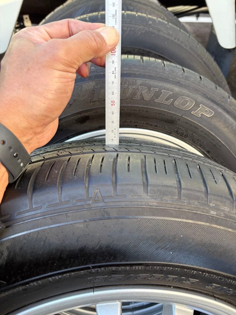 タイヤホイールセットプリウス純正195/65R15DUNLOP