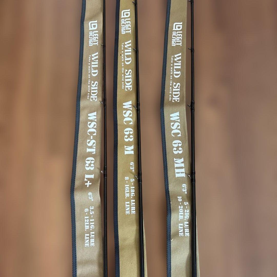 レジットデザインワイルドサイド3本ショートレングスコンセプト63L+、M、MH