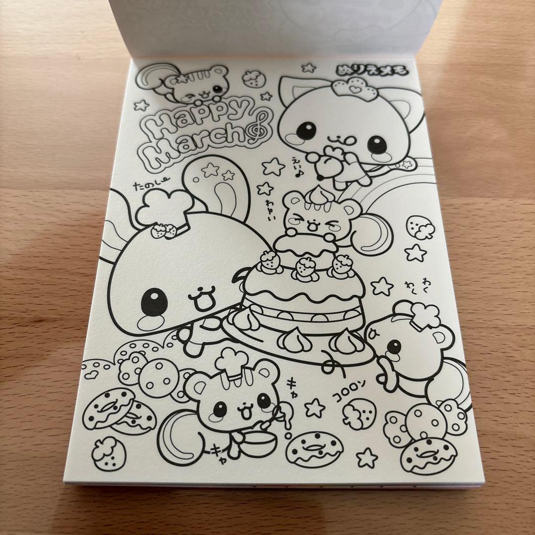 CUTE MIX スーパーぬりえメモ 平成レトロ メモ帳 ミニメモ レター 手紙