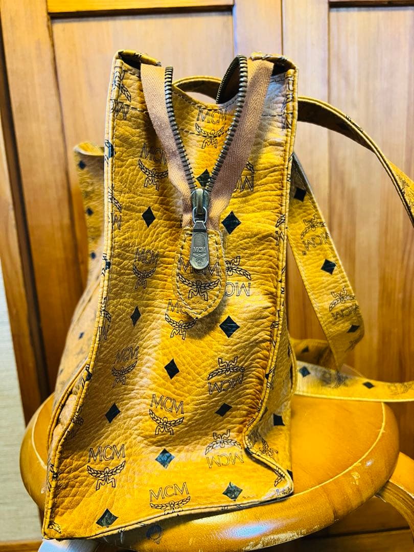 MCM トートバッグ ヴィセトス柄 ヴィンテージ 正規品 使用感あり