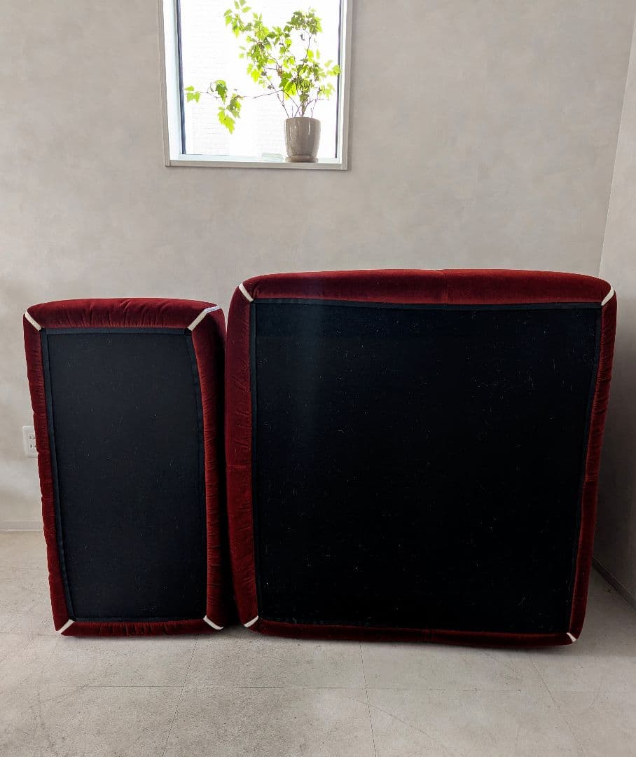 極上品　【ligne roset】リーン ロゼ プリューミー　1Pソファ＆パフ