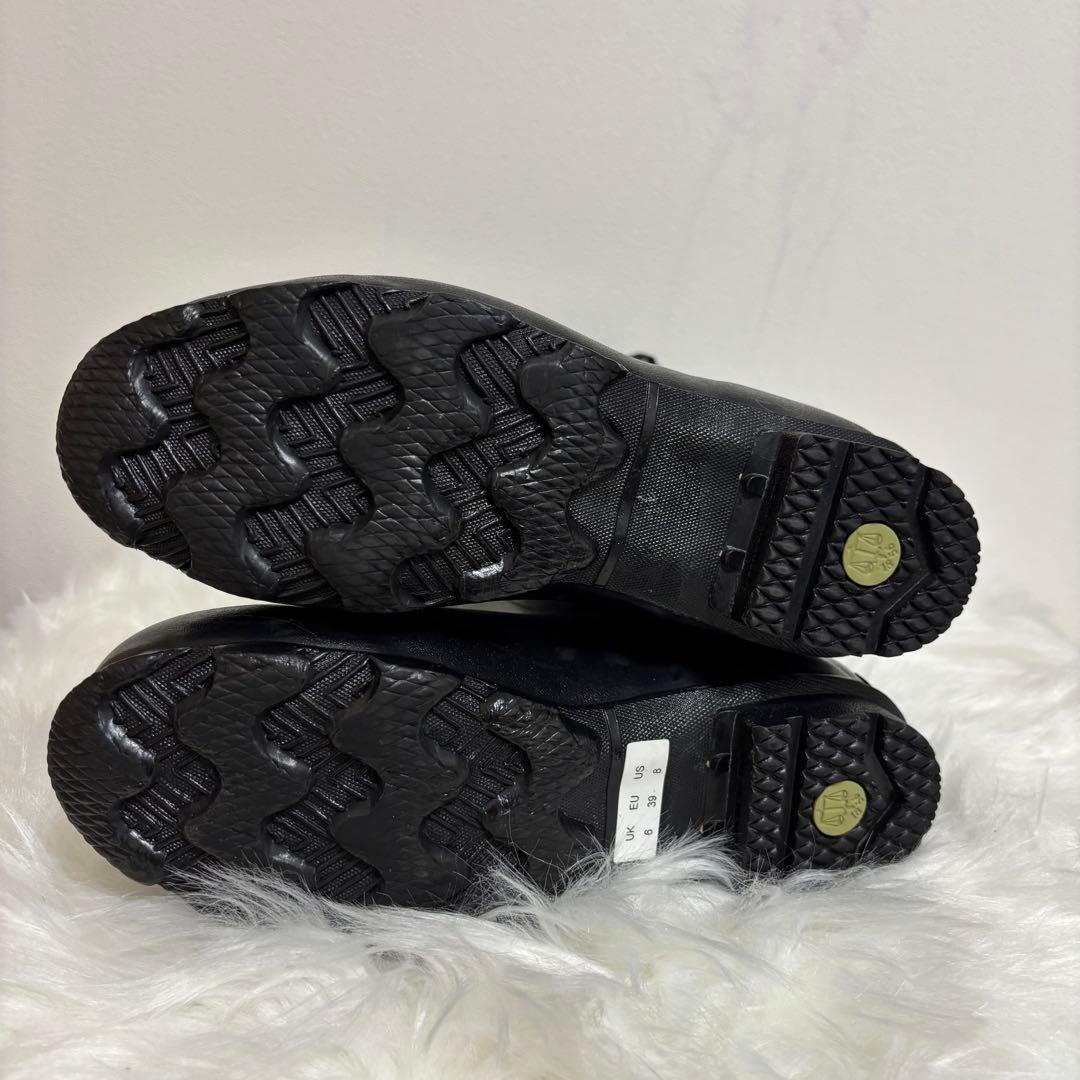 HUNTER 希少モデル ブラック カーキ 長靴 39(25cm) 雪 防水 雨