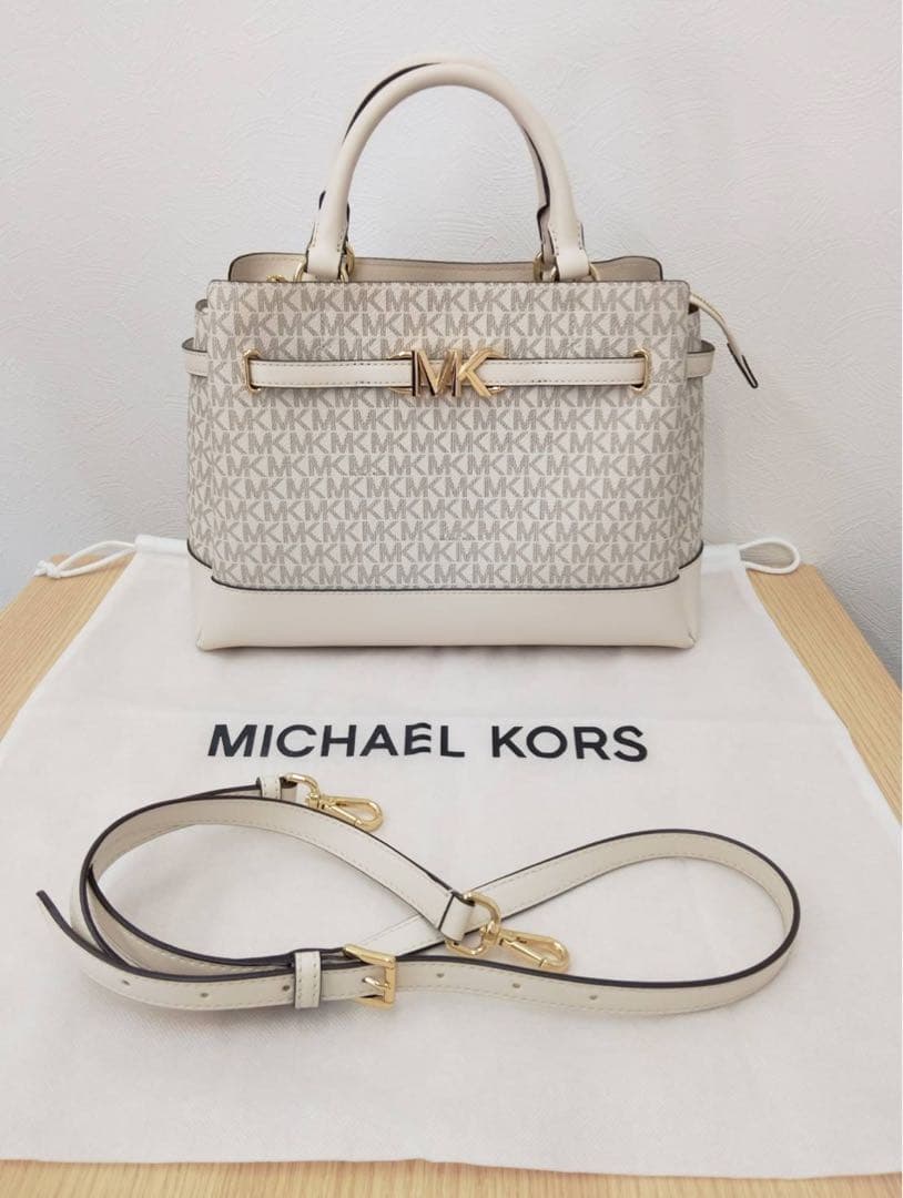 【美品】MICHAEL KORS MKロゴハンドバッグ