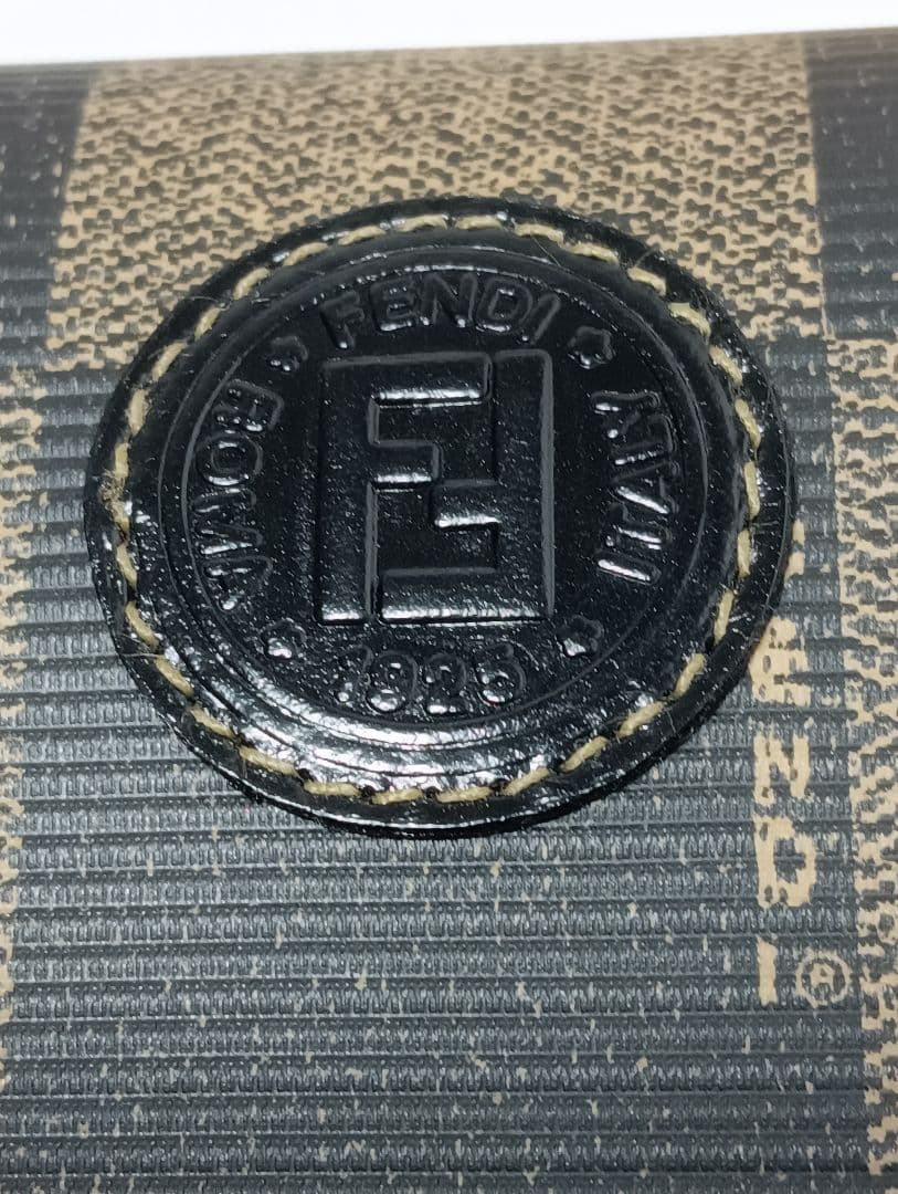 FENDI　フェンディ シガレット　ケース タバコケース ブロックチェック