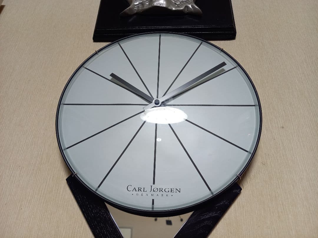 美品　デンマーク　CARL JORGEN　ポストモダン　ウォールクロック