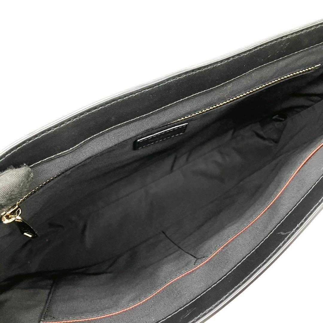 美品 2190 PaulSmith ショルダーバッグ レザー マルチストライプ