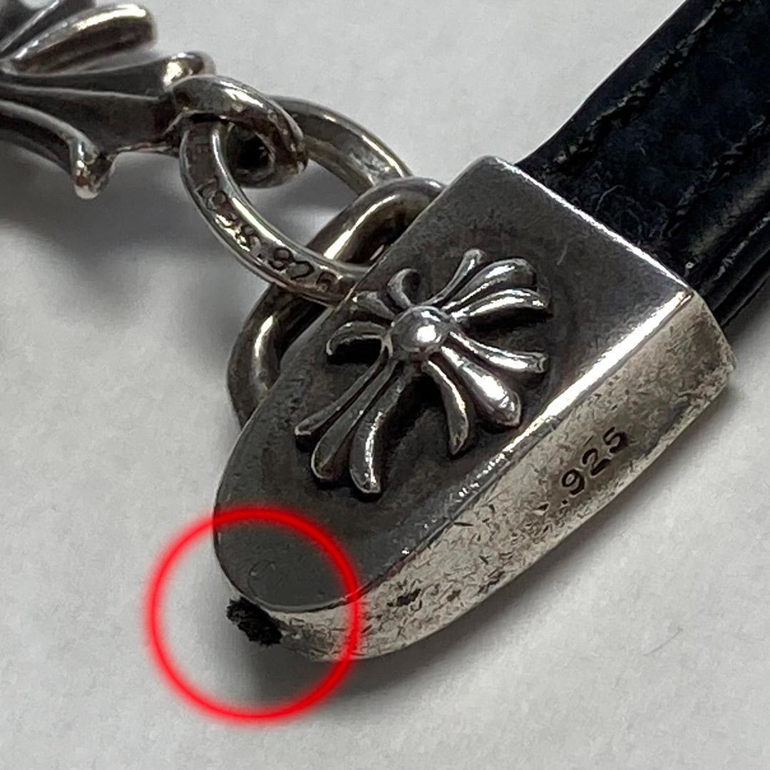クロムハーツ タイニーCHクロス レザーストラップ CHROME HEARTS