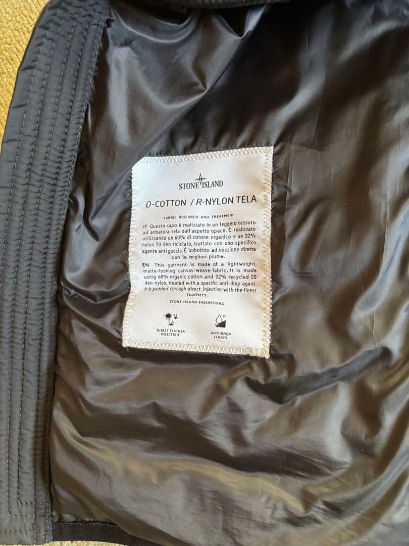 【美品】Stone  ダウンジャケット ブラック　L