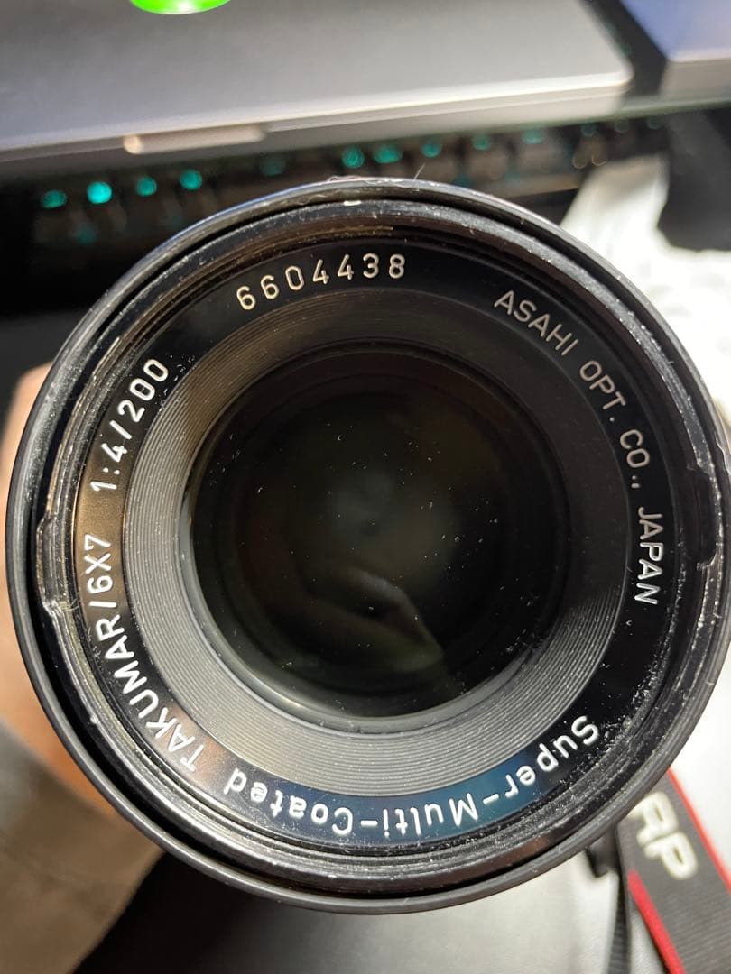 アサヒペンタックス　6x7 TTL ペンタックス　200mm f4レンズ