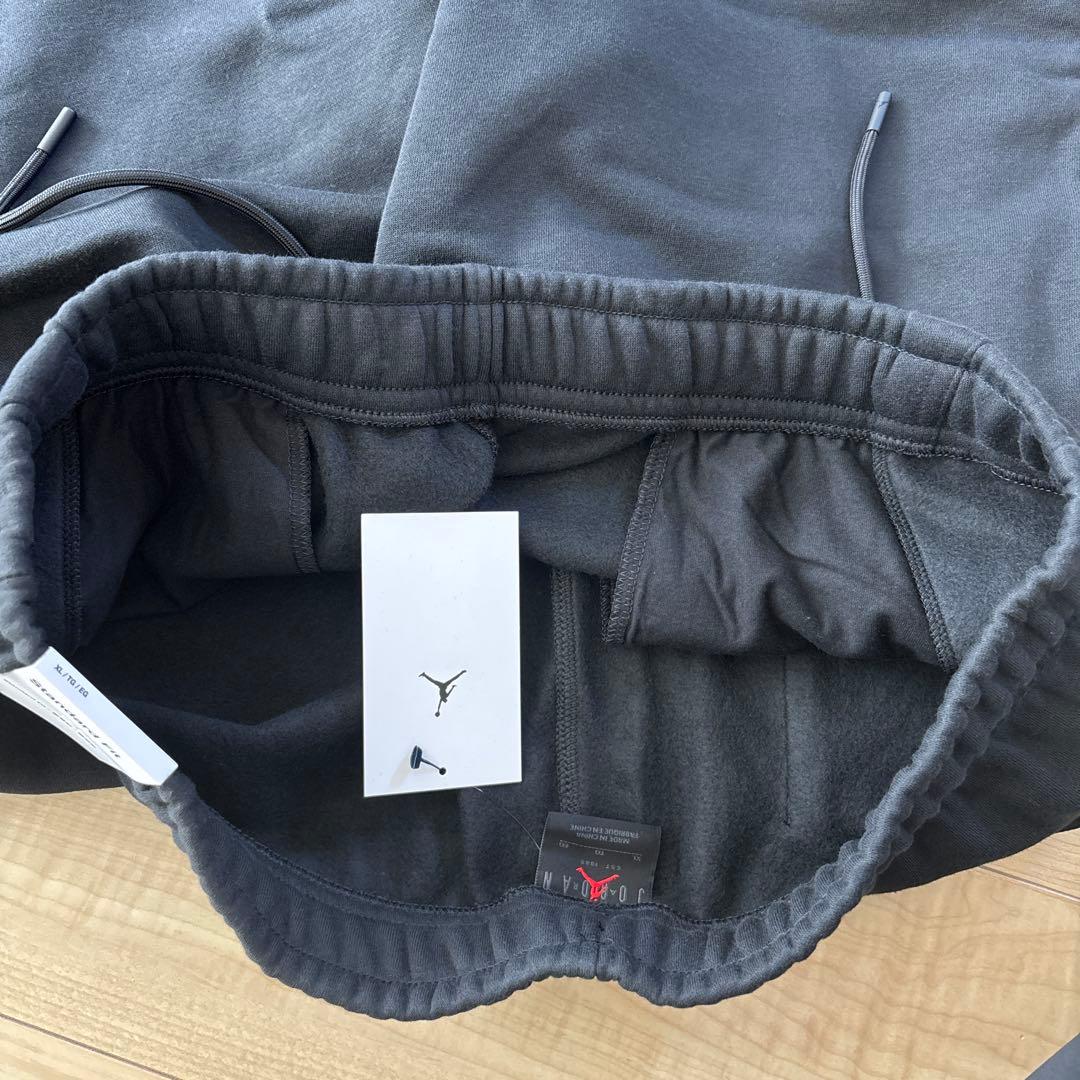 新品　ナイキ　ジョーダン　メンズ　スウェット　上下　ブラック　裏起毛　US S