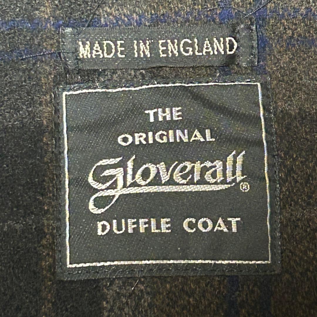 美品　90s グローバーオール　ダッフルコート　ヘリンボーン　L 英国製　トグル