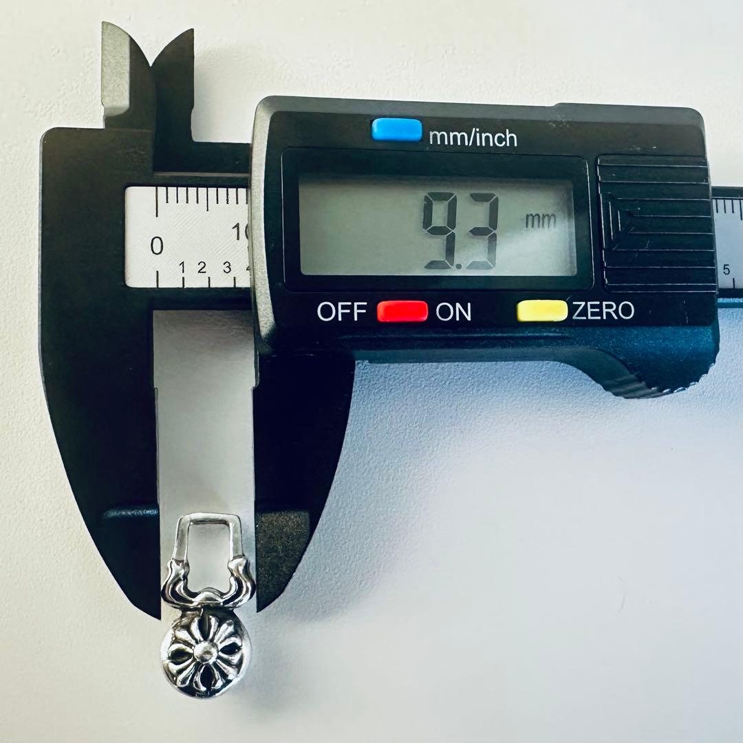 【美品】クロムハーツ クロスボール ネックレス ファスナーパーツ 紙袋＆布袋付き