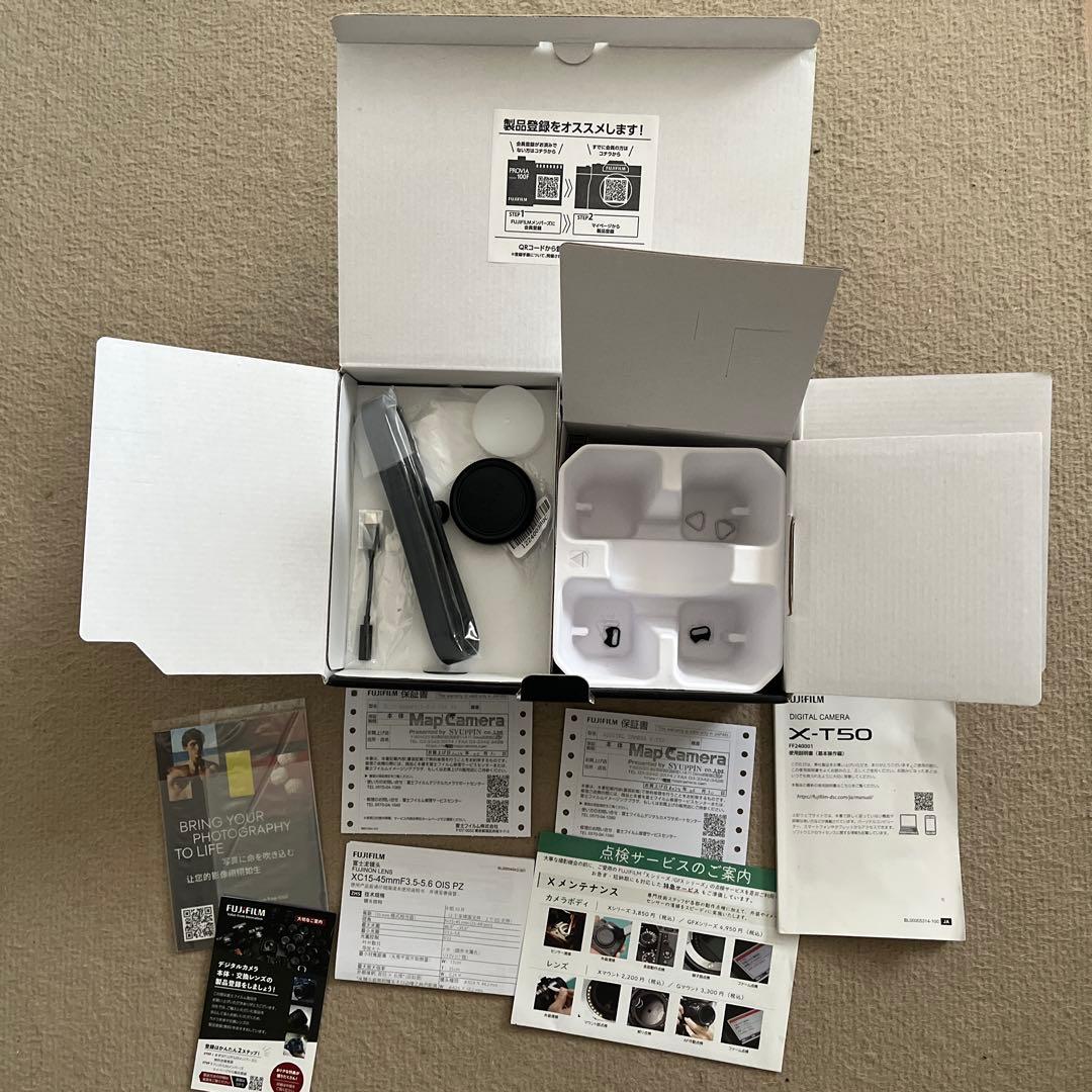 Fujifilm X-T50 ミラーレスカメラ 15-45mmレンズ付き