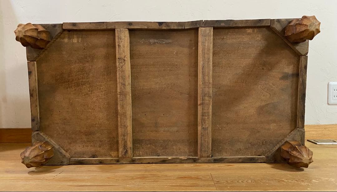 レトロ　アンティーク　木製の大きな箱