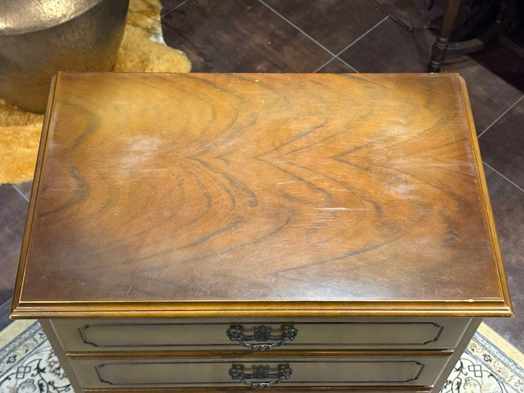 karimoku カリモク オールドチェスト 引出し4段 ビンテージ IG