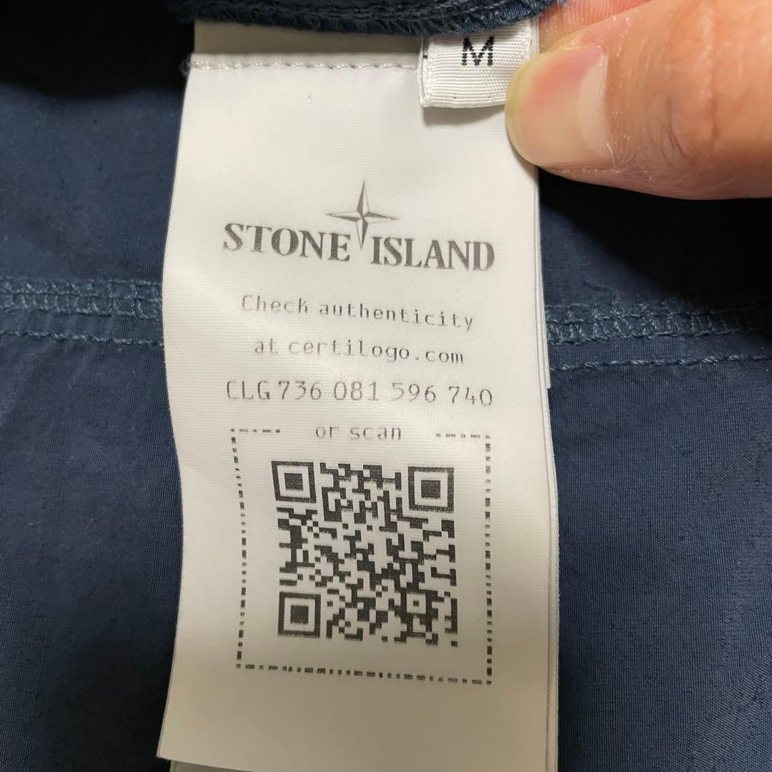 STONE  ナイロン オーバーシャツジャケット NAVY Mサイズ