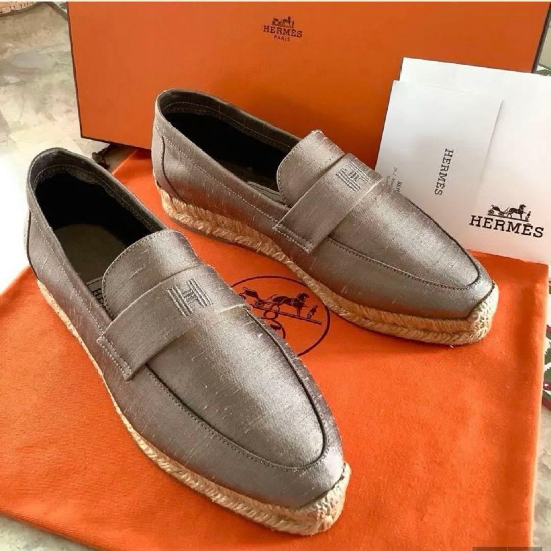 レア試着のみ新品! エルメス マルジェラ期 Hマーク刺繍 インソール 22.5㎝