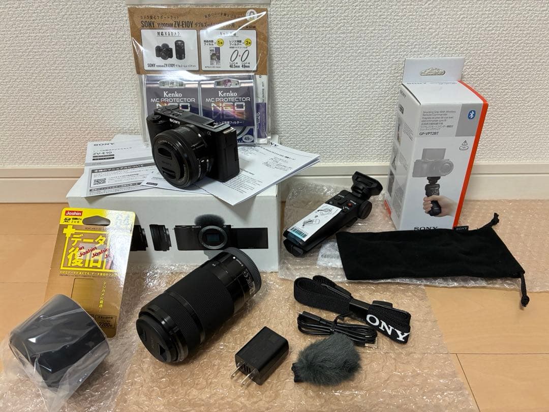 豪華4点セットSONY ZV-E10Yミラーレス一眼カメラ ほぼ新品未使用品