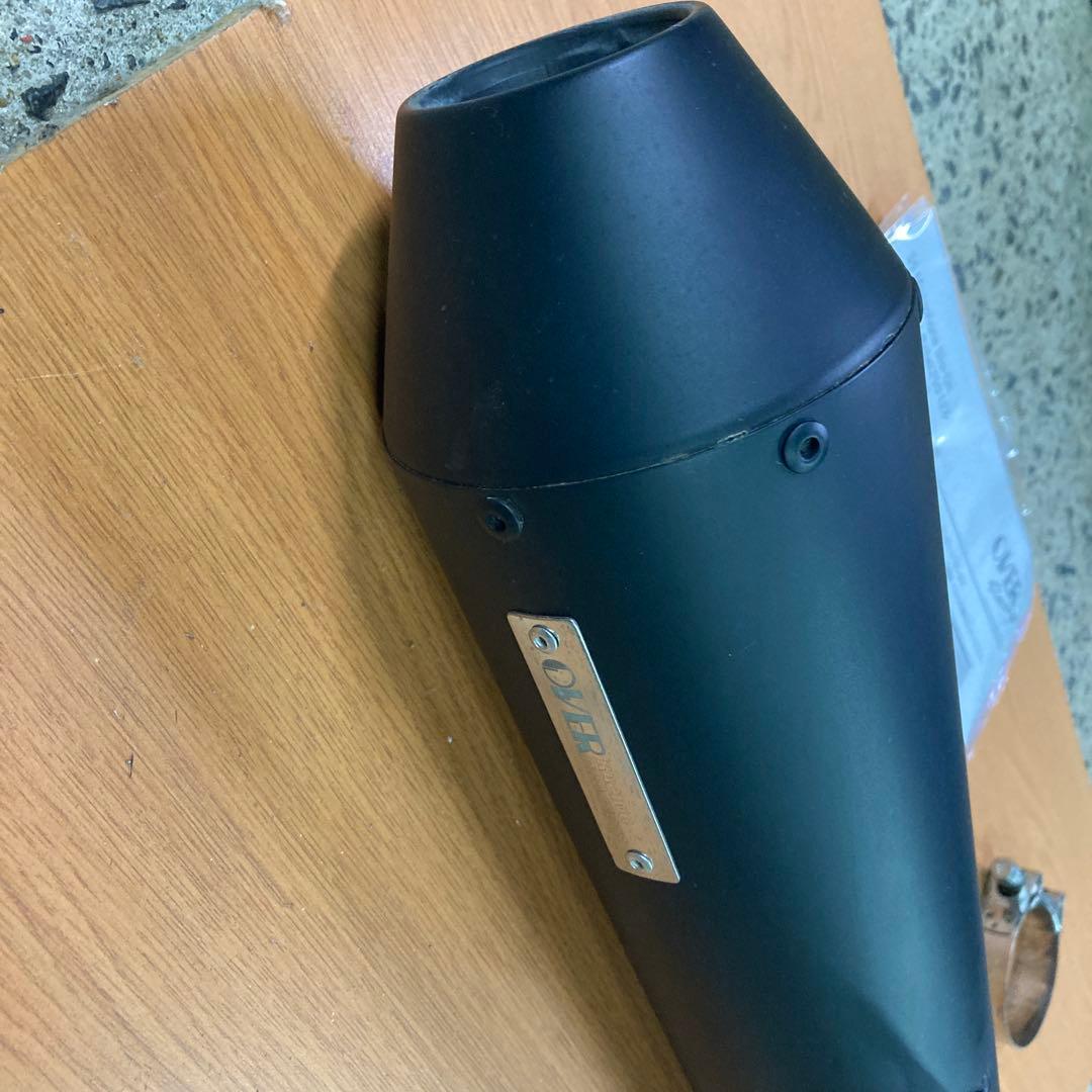 レブル250 OverRacingスリップオンマフラー 説明書、取付金具付き