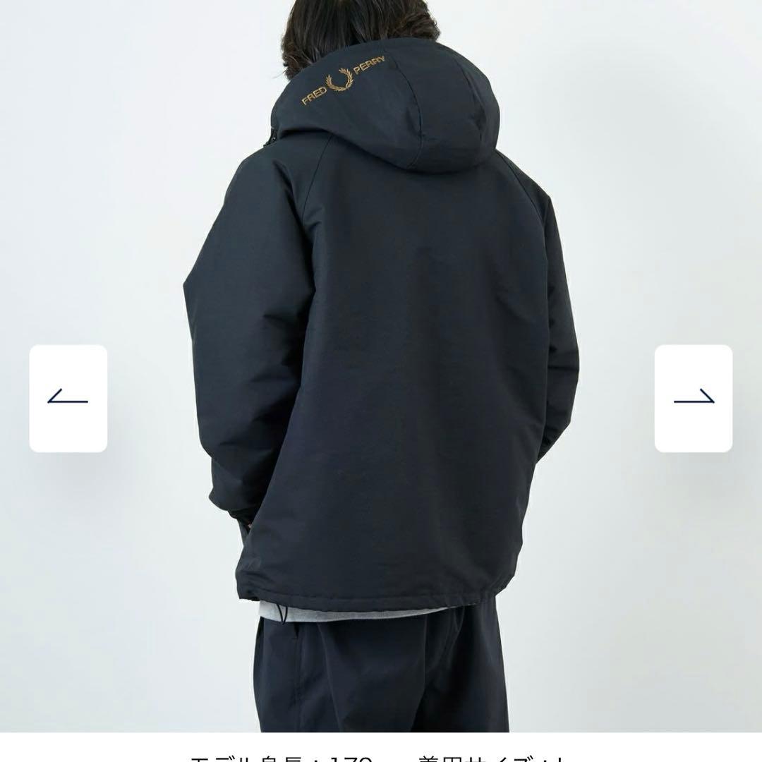 FRED PERRY フレッドペリー別注 パデッド フーデッドシェルジャケット