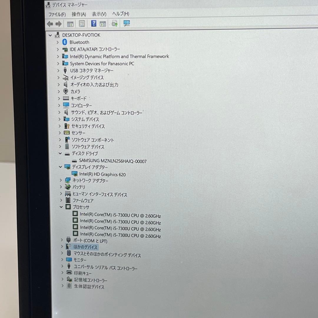 Windowsタブレット本体 #076 Panasonic CF-XZ6 2in1 i5-7300U 8GB