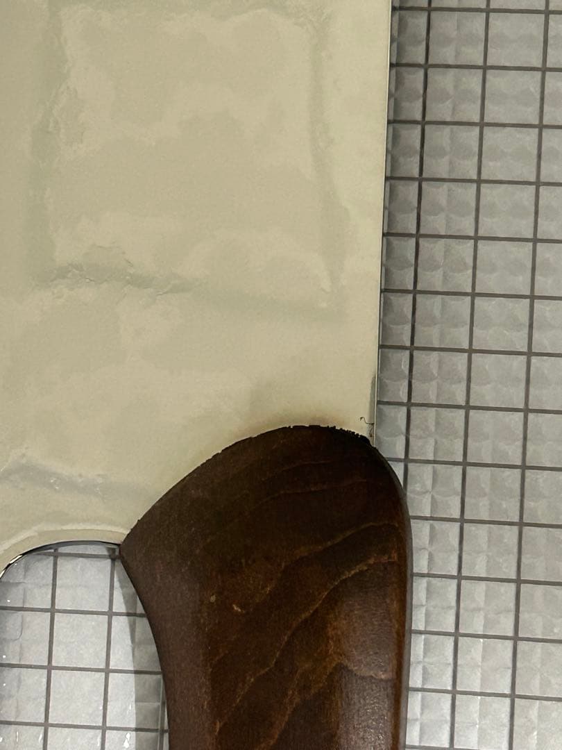 仙助 蕎麦包丁 ダマスカス 鏡面仕上げ 安来鋼青紙二号 330mm 檜茶色曲柄