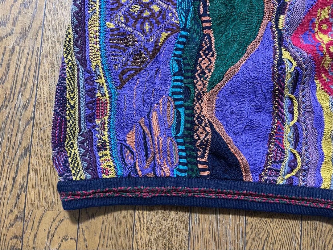 COOGI マルチカラー ニット XL