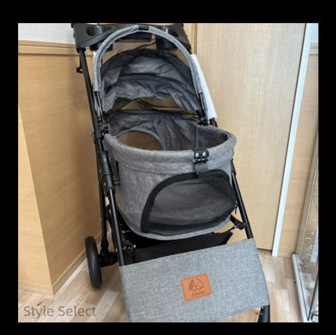 犬介護用ペットカート ブレーキ付 組立簡単耐荷重 15kg 軽量 ワンタッチ開閉