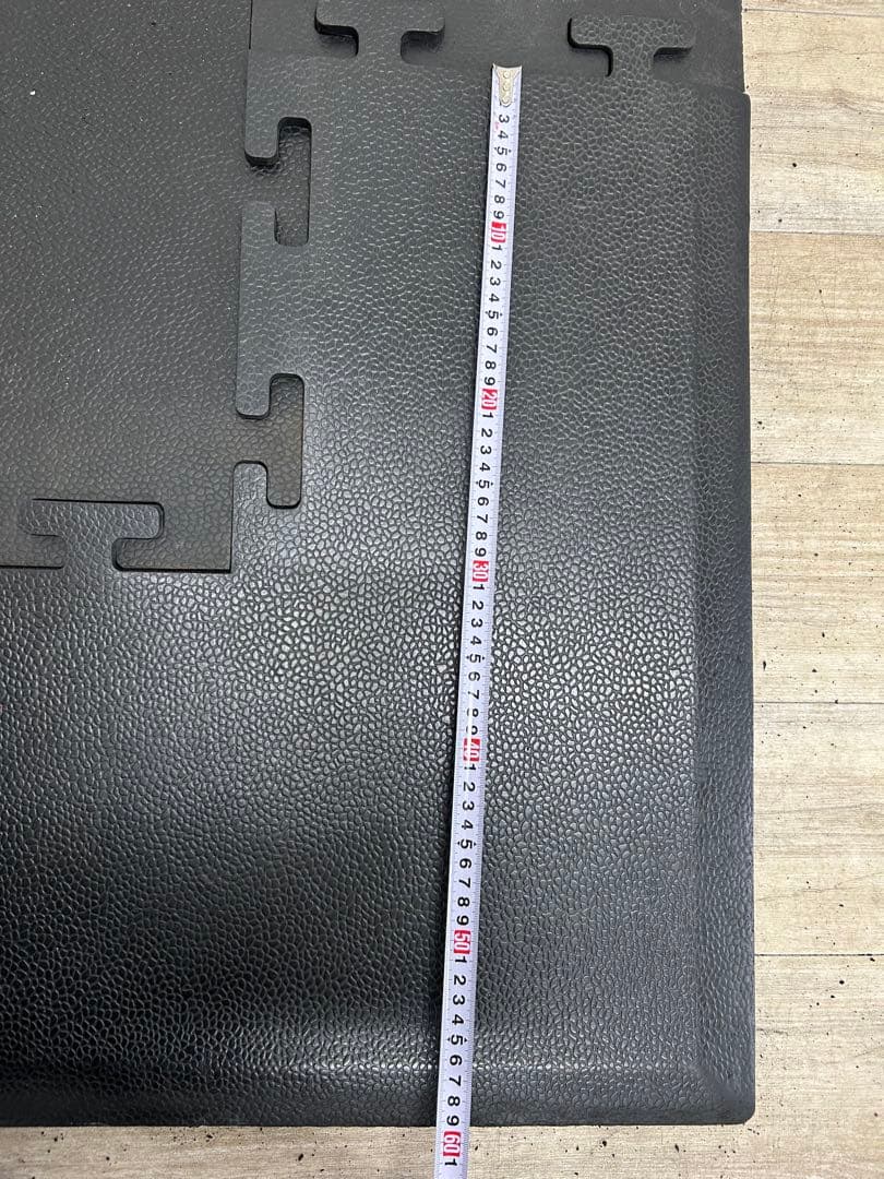 IVANKO(イヴァンコ)⭐️ブラック　ラバーフロアマット 12枚