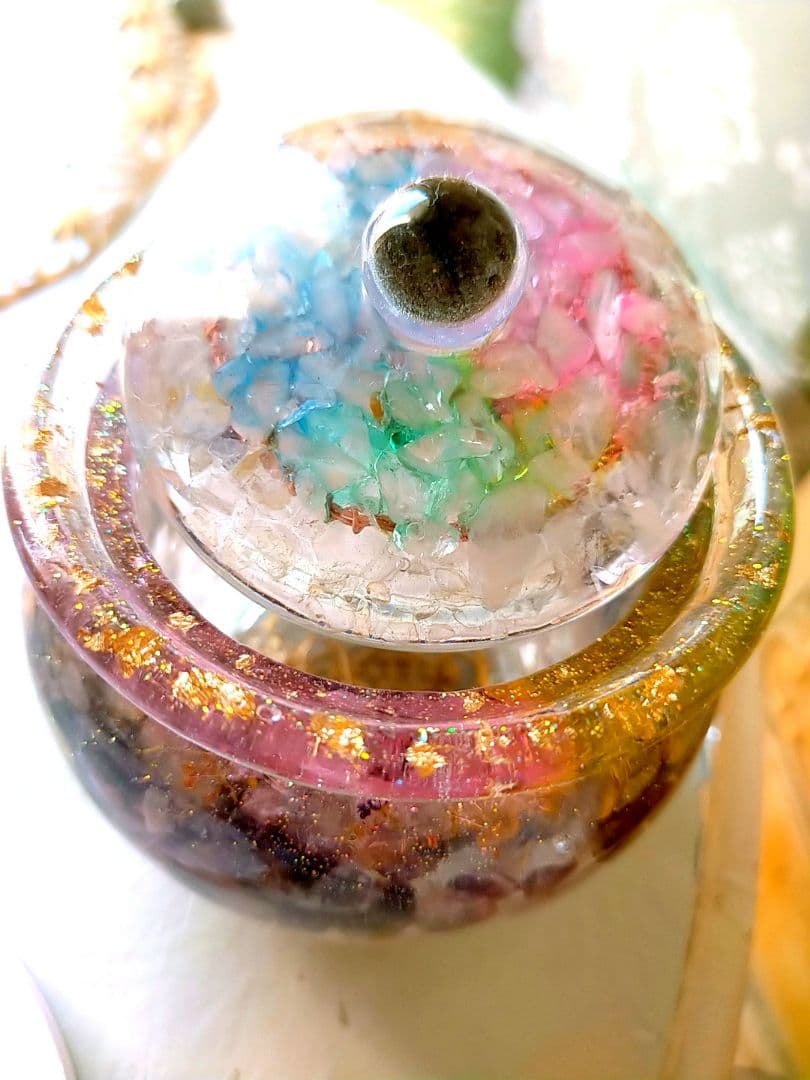 オルゴナイト　魔法壺　一点のみ　浄化　引き寄せ　開運　活性化　インテリア　奇跡